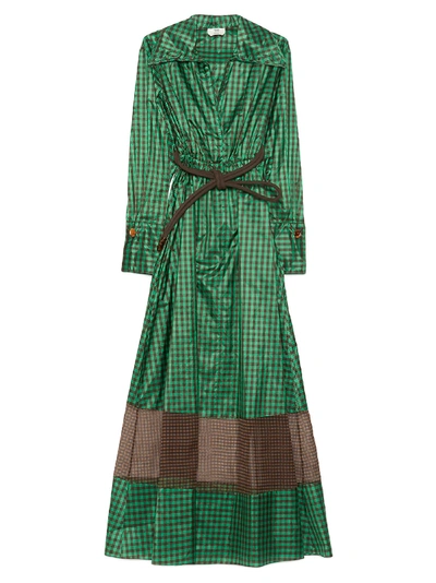 Shop Fendi Dress In Green