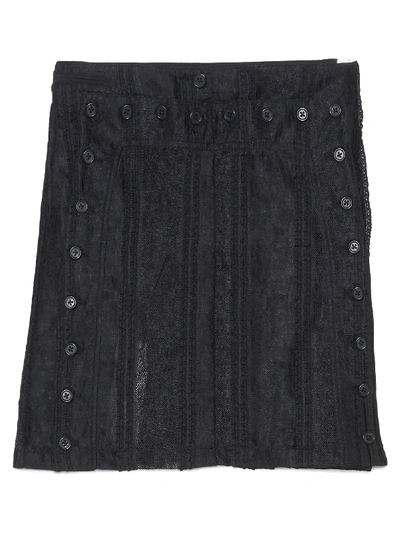 Shop Ann Demeulemeester Skirt In Black
