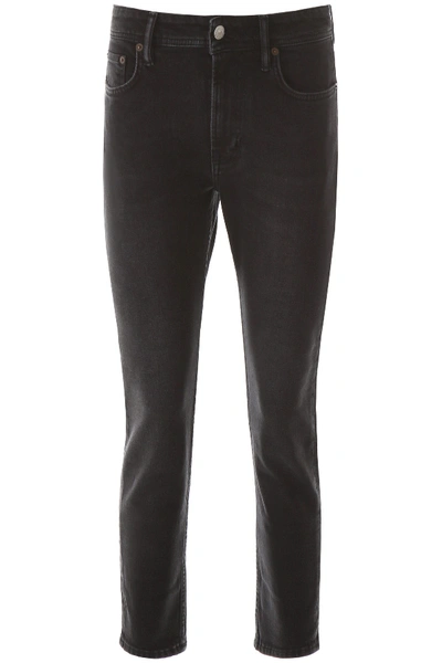 Shop Acne Studios Melk Jeans In Used Black (black)