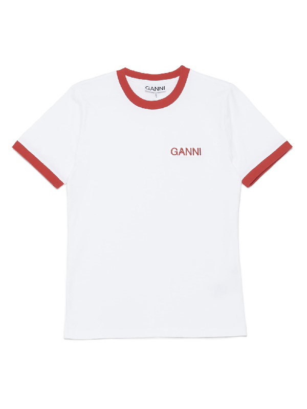 ganni basic cotton jersey