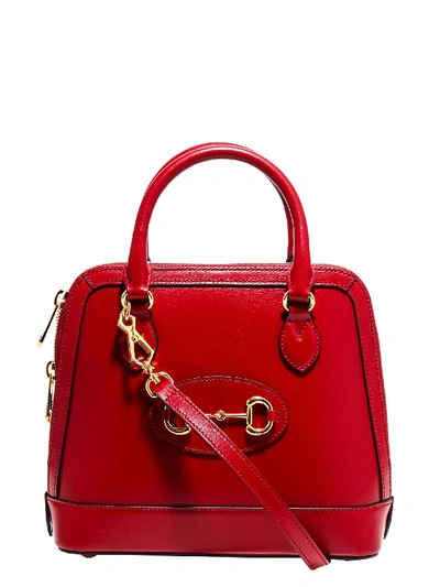 Shop Gucci Horsebit 1955 Handbag In Red