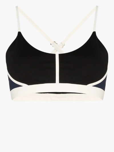 Shop Ernest Leoty Corset Stretch Sports Bra In Black