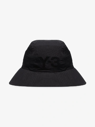 Shop Y-3 Black Strap Detail Bucket Hat