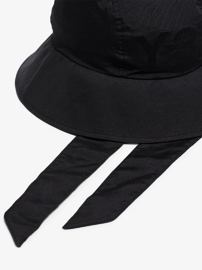 Shop Y-3 Black Strap Detail Bucket Hat