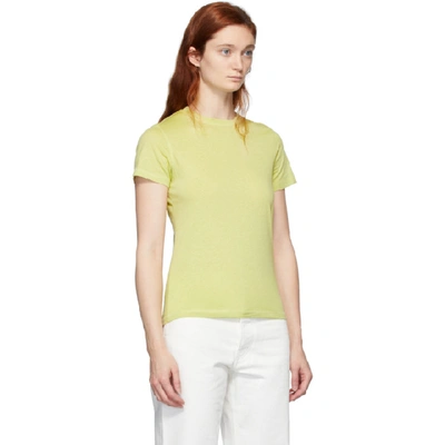 Shop Nanushka Green Guy T-shirt In Lime