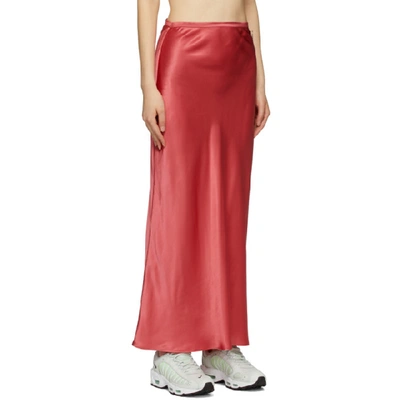 Shop Collina Strada Pink Yod Skirt In Hot Pink