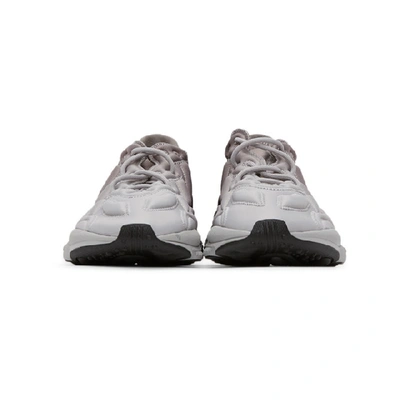 Shop Adidas Originals Grey Ozweego Tech Sneakers In Grey Two