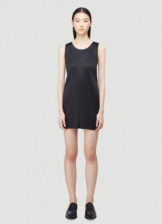 issey miyake black dress