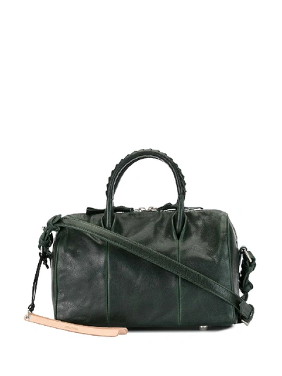 Shop Cornelian Taurus By Daisuke Iwanaga Stone Drum Shoulder Bag In Green