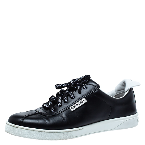 low top chanel sneakers