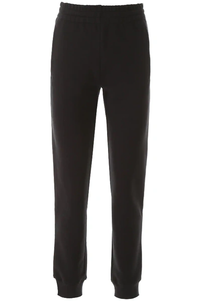 Shop Moschino Teddy Label Cornely Jogger Pants In Black