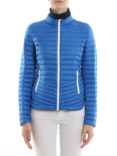 Shop Colmar Originals Quilted Fabric Puffer Jacket In Light Blue