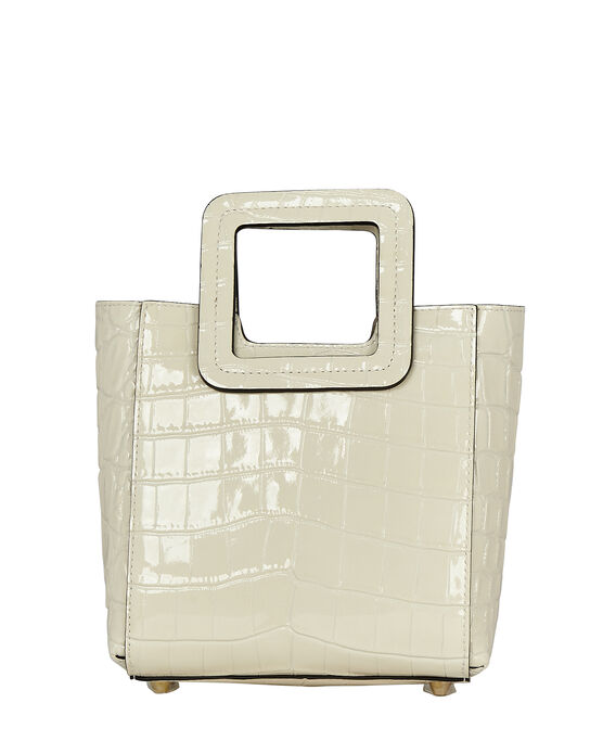 croc embossed tote