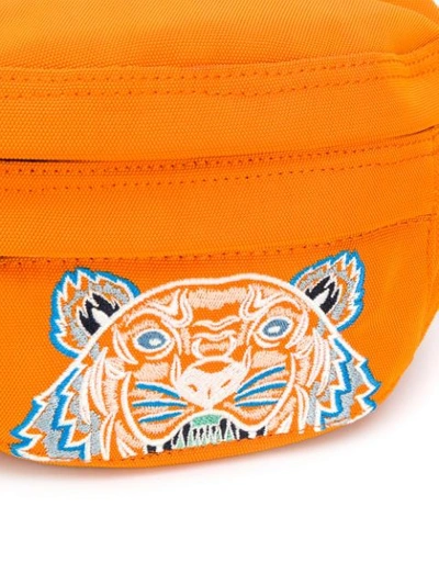 Shop Kenzo Kampus Tiger Belt Bag In Orange
