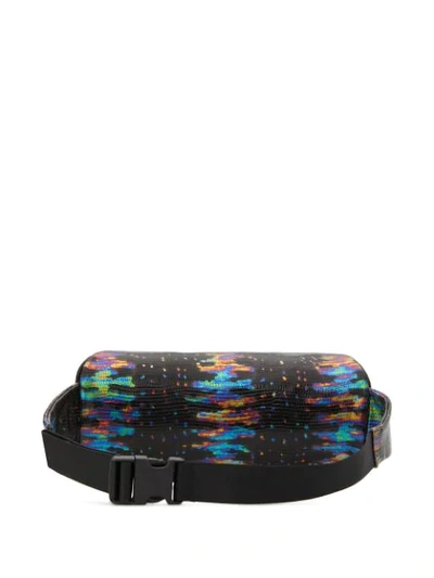 Shop Giuseppe Zanotti Mirto Tejus-print Belt Bag In Black