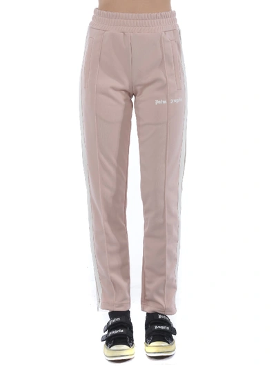 Shop Palm Angels Trousers In Rosa Antico