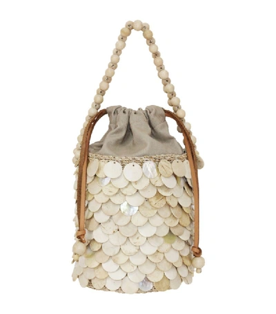 Shop Aranaz Mini Fish Scale Bucket Bag