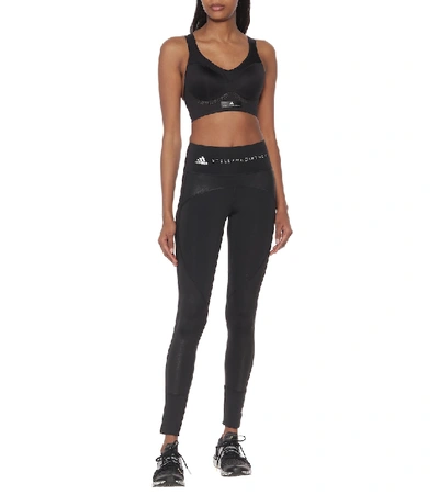 Shop Adidas By Stella Mccartney Stronger For It Sports Bra In Black