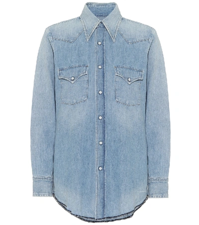 Shop Citizens Of Humanity Jules Denim Shirt In Blue