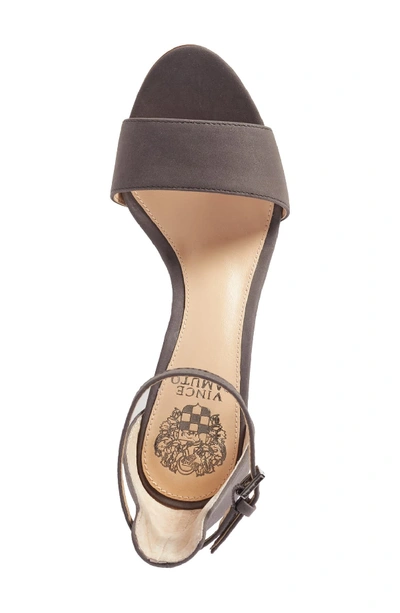Shop Vince Camuto Corlina Ankle Strap Sandal In Grey 03