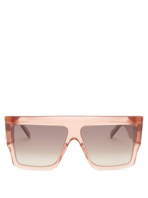 celine bold flat top acetate sunglasses