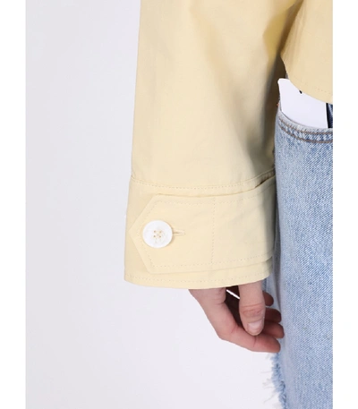 Shop Jacquemus La Veste Mimosa Hooded Jacket In Yellow