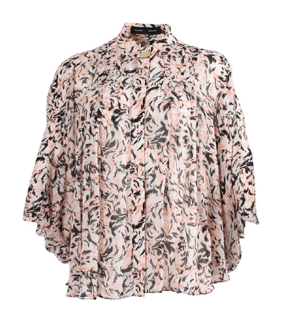 Shop Proenza Schouler Pink Abstract Print Blouse