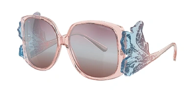 Giorgio Armani Women's Sunglasses In Gradient Pink Brown Mirror