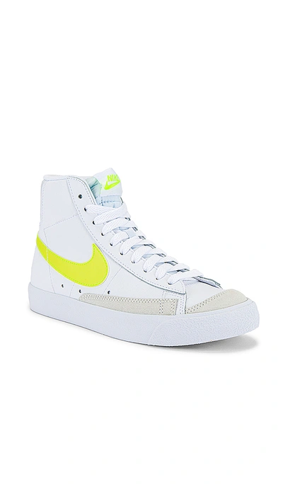 Shop Nike Blazer Mid '77 Sneaker In White, Lemon, Venom & Platinum