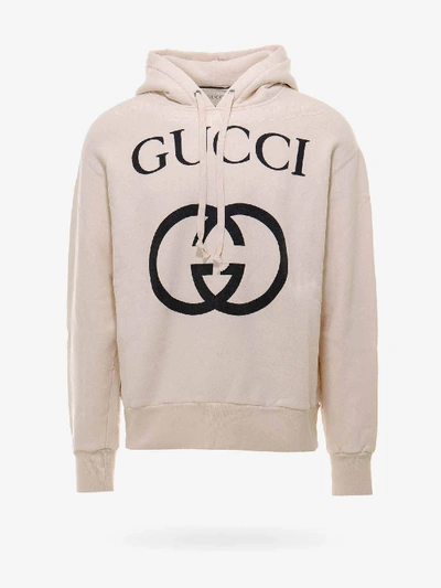 Shop Gucci Swetashirt In White