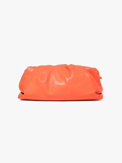 Shop Bottega Veneta Orange The Chain Pouch Leather Shoulder Bag
