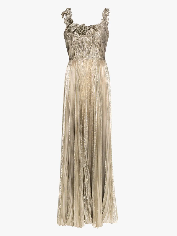 silk evening gown