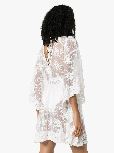 Shop Melissa Odabash Cindy Lace Beach Cover-up In White