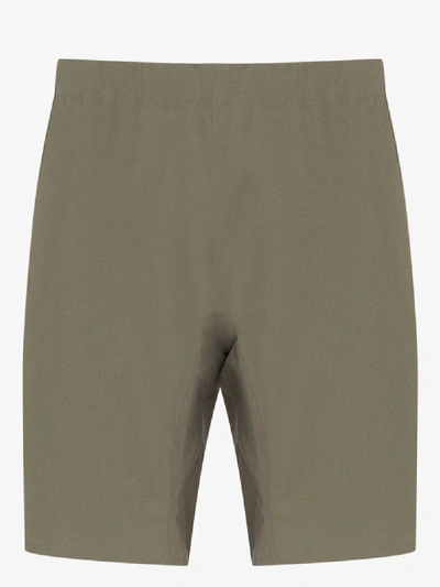 Shop Veilance Grey Secant Shorts