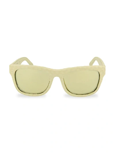 Shop Linda Farrow 57mm Square Sunglasses In Pistachio