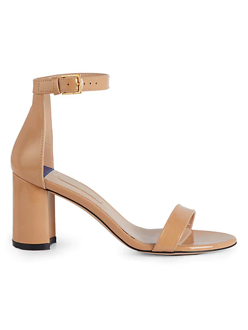 nude suede sandals