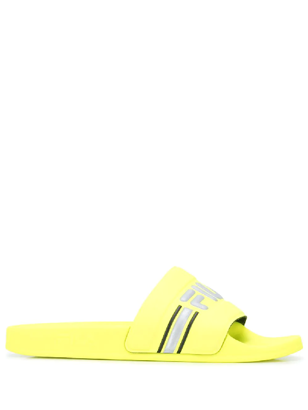 fila slides yellow