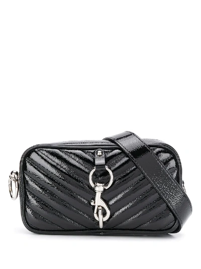 Shop Rebecca Minkoff Quilted Belt Bag In Black