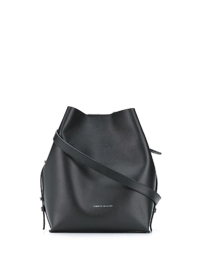 Shop Rebecca Minkoff Medium Kate Bucket Bag In Black