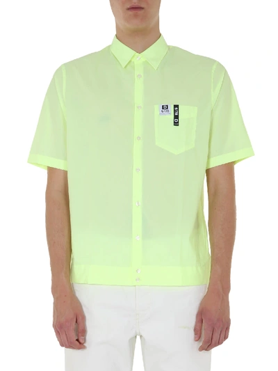 Shop Diesel S-fry-fluo Shirt In Verde