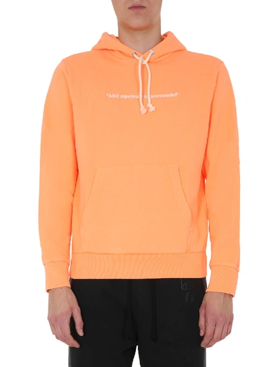 Shop Diesel S-girk Sweatshirt In Arancione