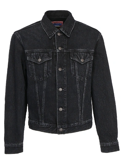 Shop Acne Studios Denim Jacket In Black