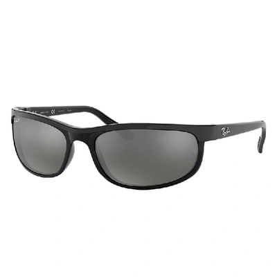 Shop Ray Ban Sunglasses Unisex Predator 2 - Black Frame Grey Lenses Polarized 62-19
