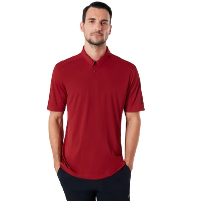 Shop Oakley Divisonal Polo In Red