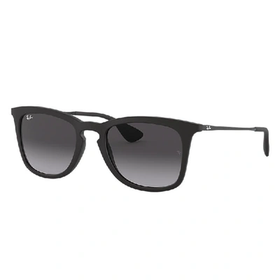 Ray Ban Rb4221 Sunglasses Black Frame Grey Lenses 50-19 In Black