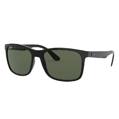 Ray Ban Rb4232 Sunglasses Black Frame Green Lenses 57-17 In Black