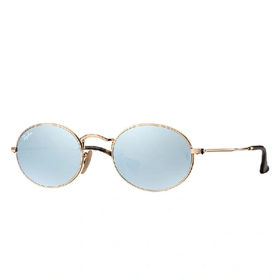 Shop Ray Ban Rb3547n Sunglasses In Gold