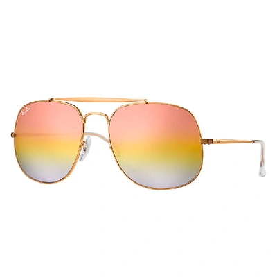 Shop Ray Ban Rb3561 Sunglasses In Bronze-copper