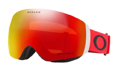 Shop Oakley Flight Deck™ Xm Snow Goggles In Black,red