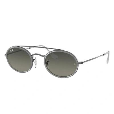Shop Ray Ban Rb3847n Sunglasses In Gunmetal